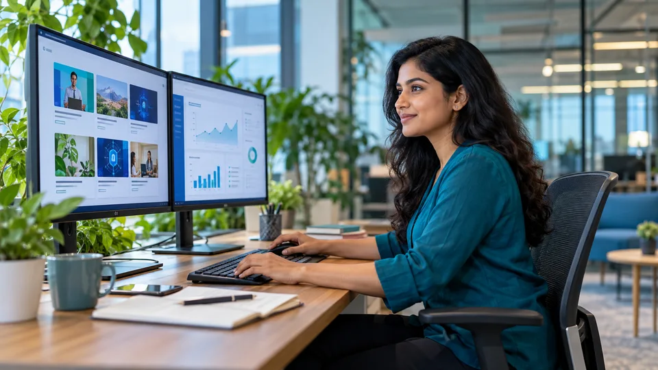 Learning technology specialist managing course dashboards